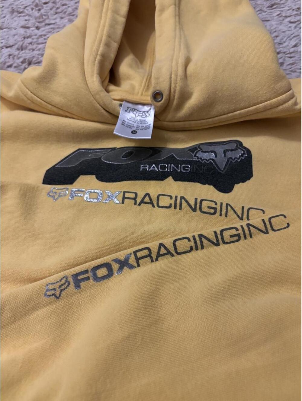 vintage grail Fox racing Y2K Fox racing hoodie with sleeve hits